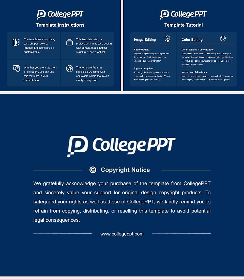 University of Southern Indiana Course/Courseware Creation PPT Template4:3 ratio PPT effect preview image5