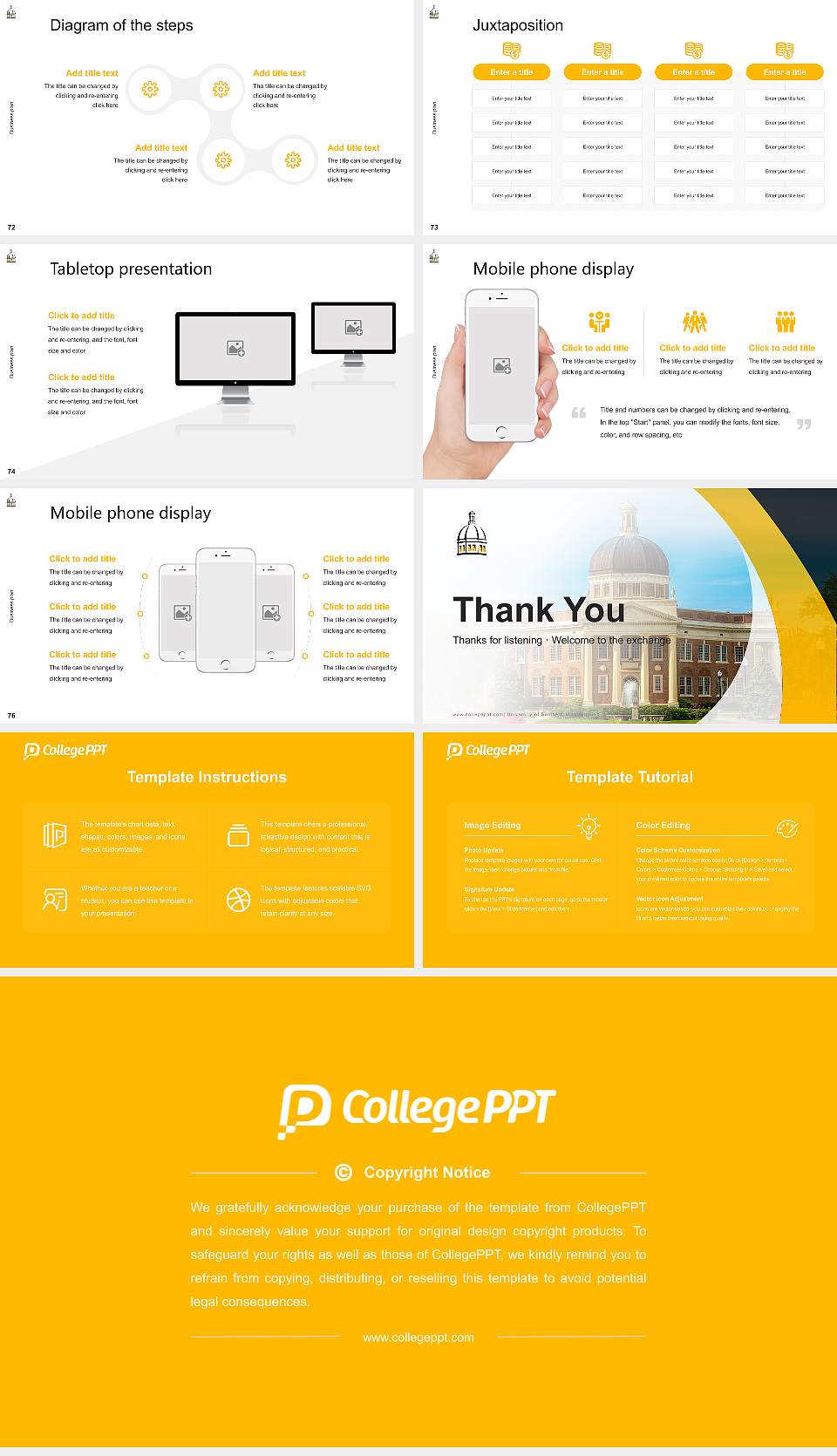 University of Southern Mississippi Competition/Entrepreneurship Contest PPT Template16:9 ratio PPT effect preview image9