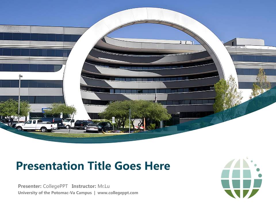 University of the Potomac-Va Campus Course/Courseware Creation PPT Template4:3 ratio PPT effect preview image5