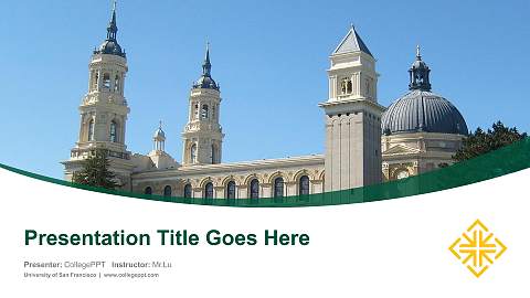 University of San Francisco Course/Courseware Creation PPT Template