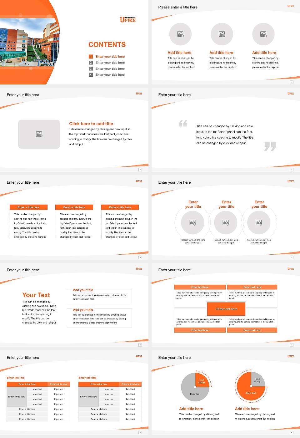 University of Pikeville Course/Courseware Creation PPT Template16:9 ratio PPT effect preview image2