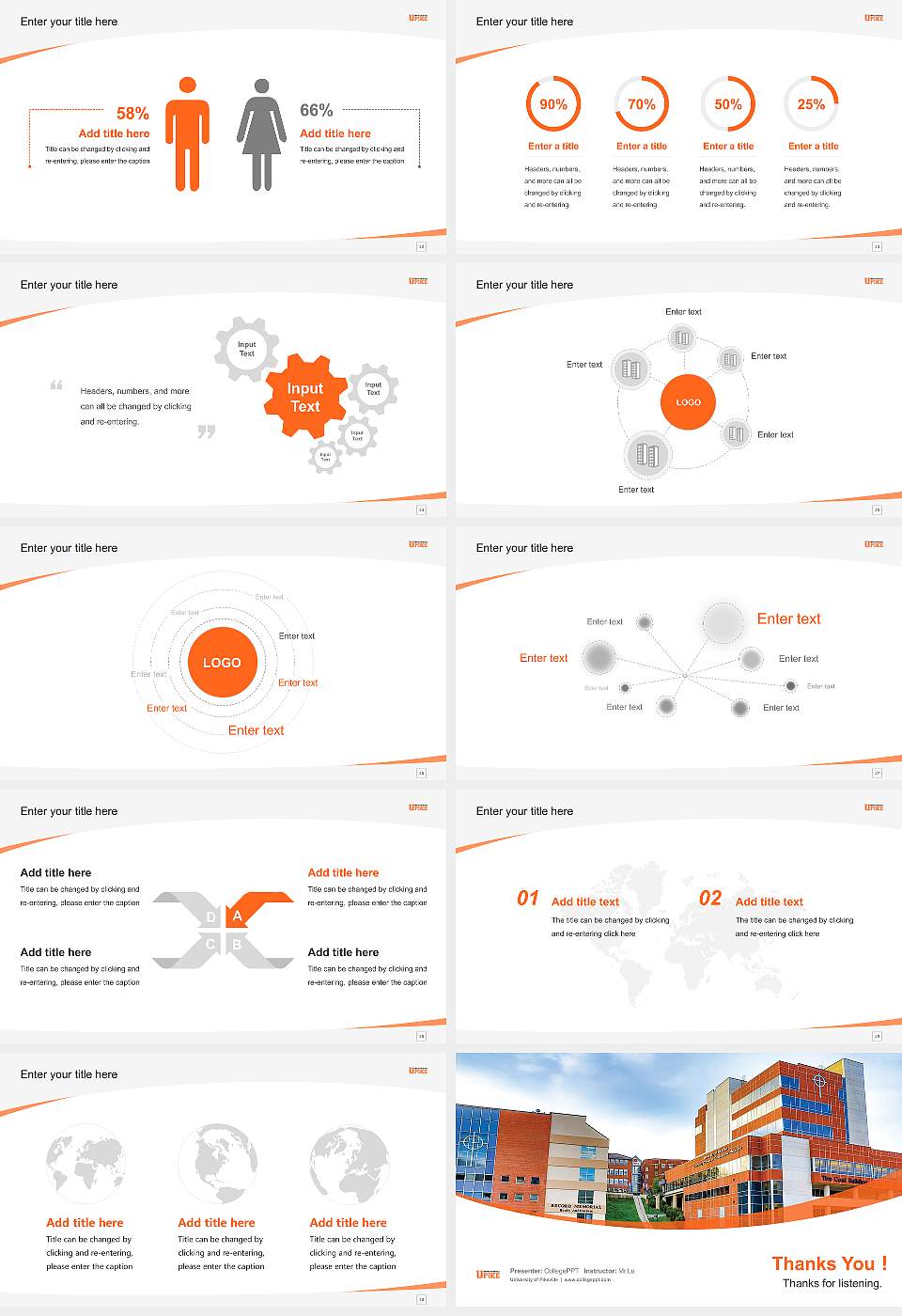 University of Pikeville Course/Courseware Creation PPT Template16:9 ratio PPT effect preview image4