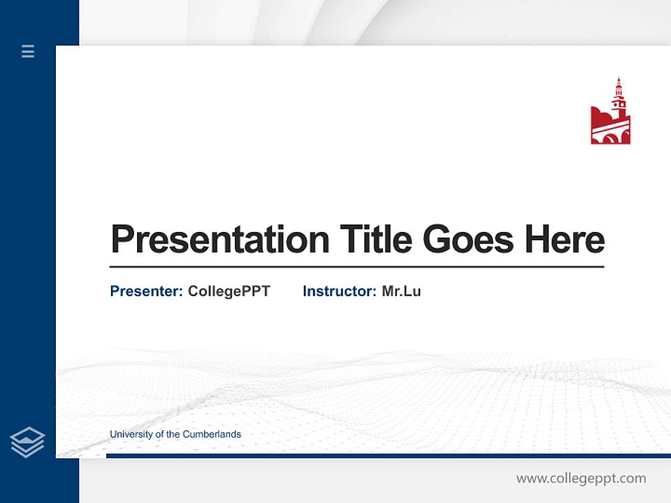 University of the Cumberlands Thesis Proposal/Graduation Defense PPT Template4:3 ratio PPT effect preview image5