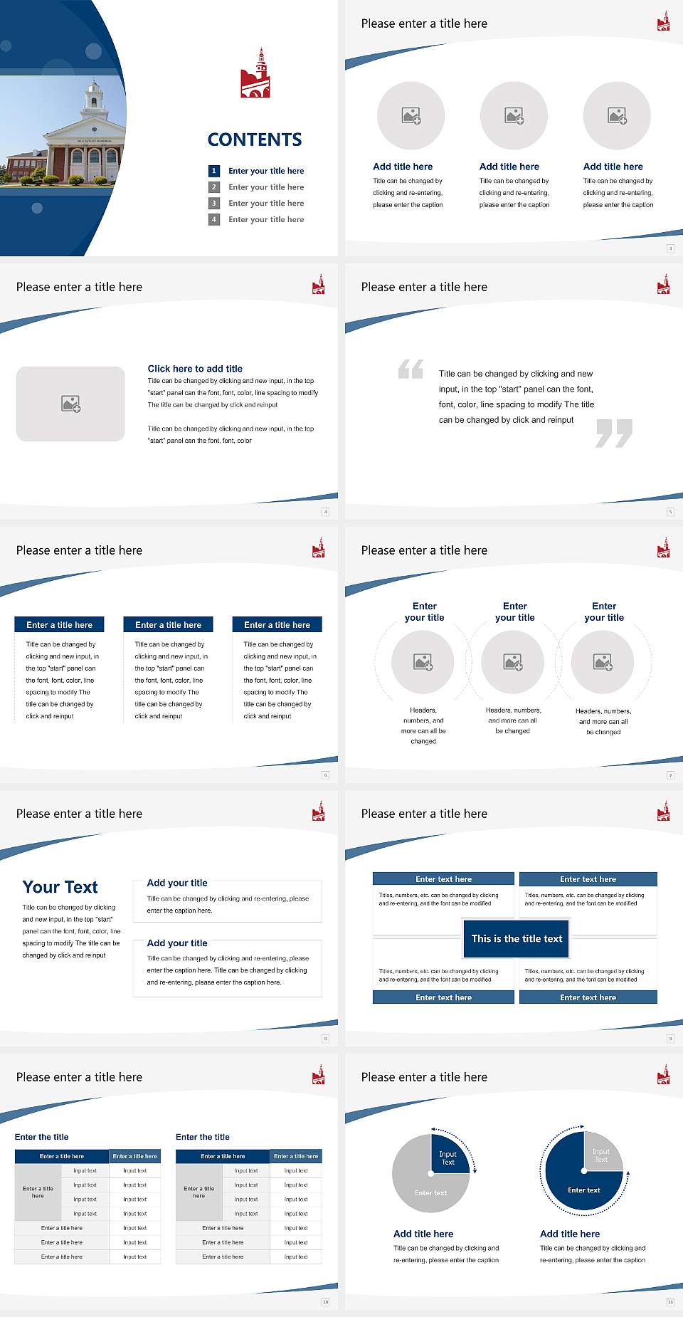 University of the Cumberlands Course/Courseware Creation PPT Template4:3 ratio PPT effect preview image2