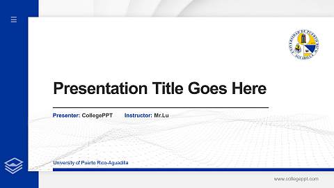 University of Puerto Rico-Aguadilla Thesis Proposal/Graduation Defense PPT Template