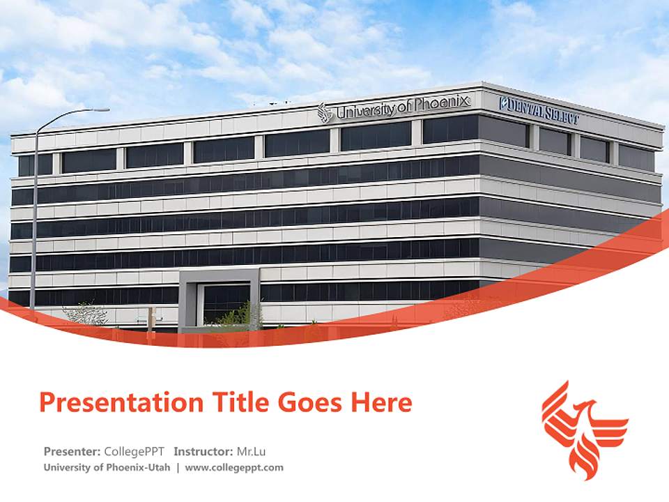 University of Phoenix-Utah Course/Courseware Creation PPT Template4:3 ratio PPT effect preview image5