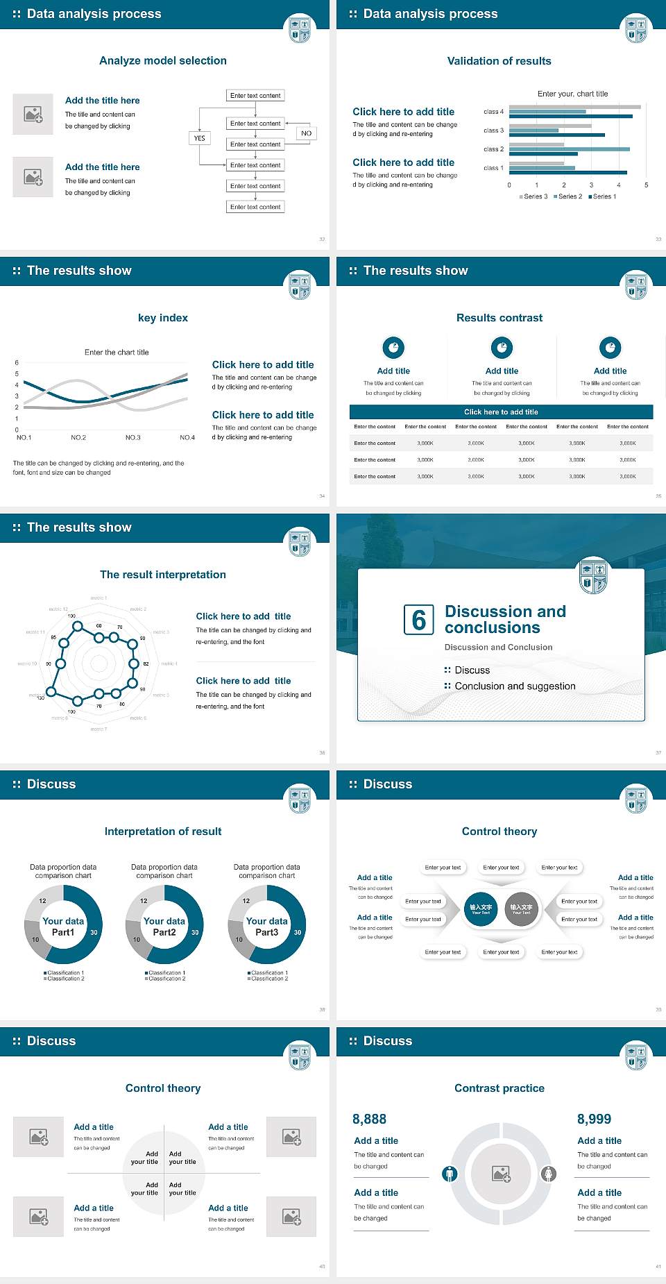 University of St. Augustine for Health Sciences(Dallas) Graduation Thesis Defense PPT Template4:3 ratio PPT effect preview image5