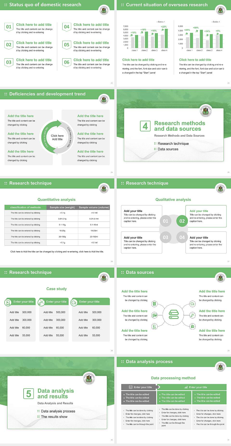 University of Puerto Rico-Medical Sciences Graduation Thesis Defense PPT Template4:3 ratio PPT effect preview image4