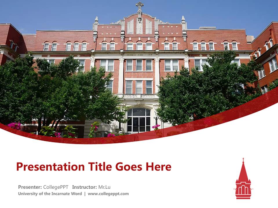 University of the Incarnate Word Course/Courseware Creation PPT Template4:3 ratio PPT effect preview image5