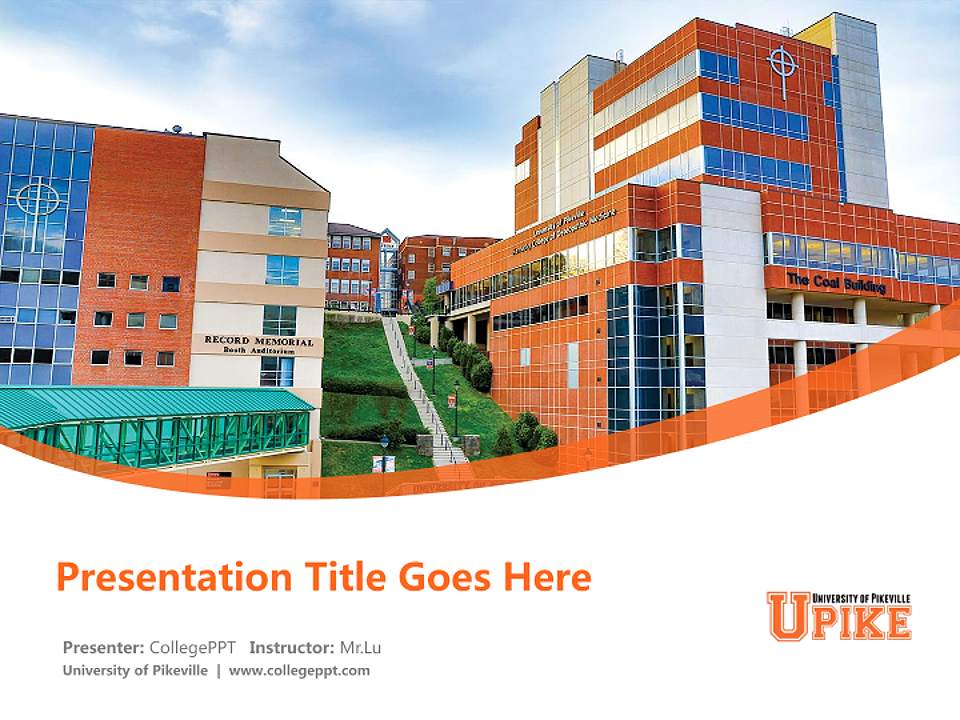 University of Pikeville Course/Courseware Creation PPT Template4:3 ratio PPT effect preview image5