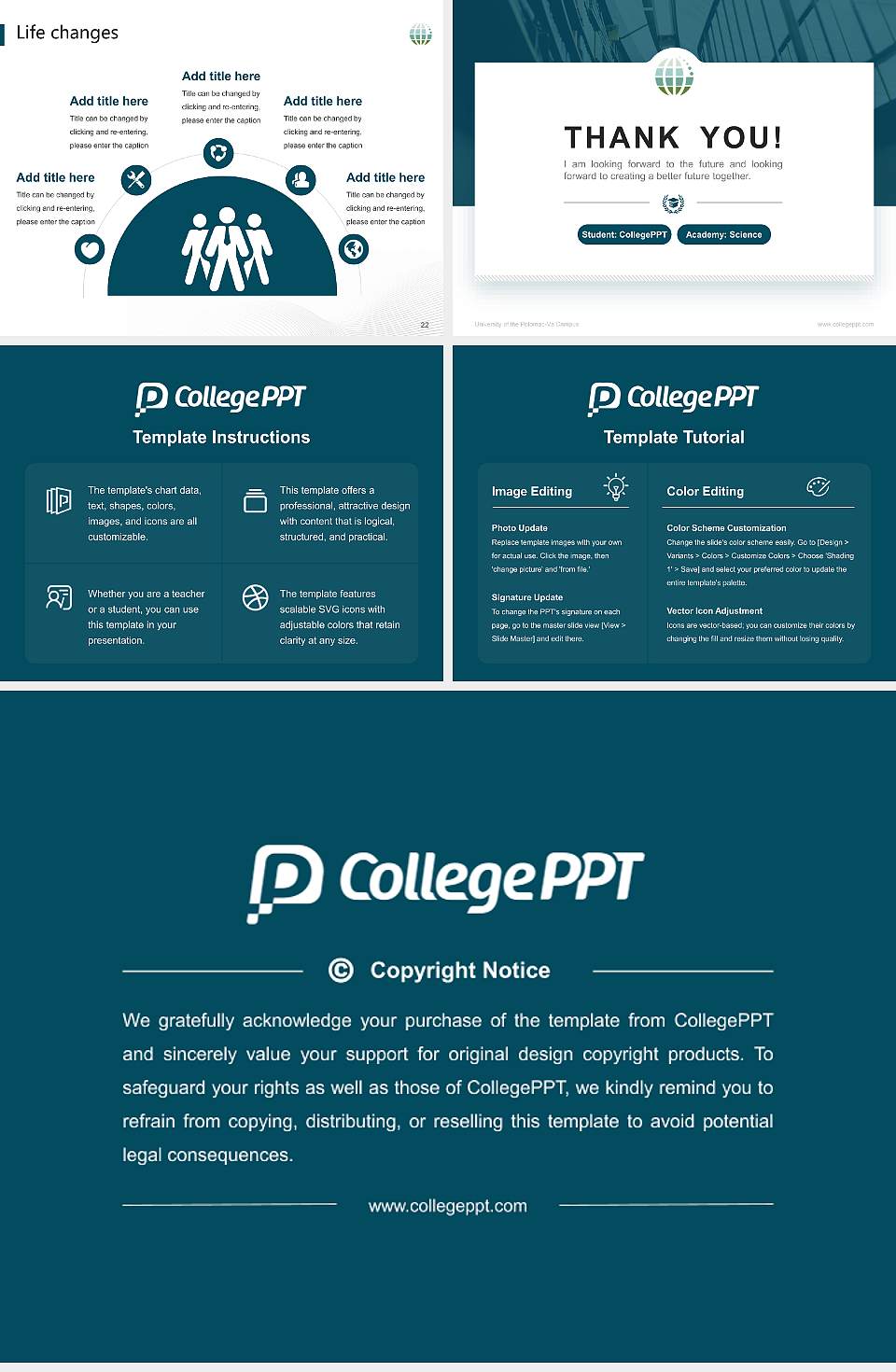University of the Potomac-Va Campus National Scholarship Defense PPT Template4:3 ratio PPT effect preview image4