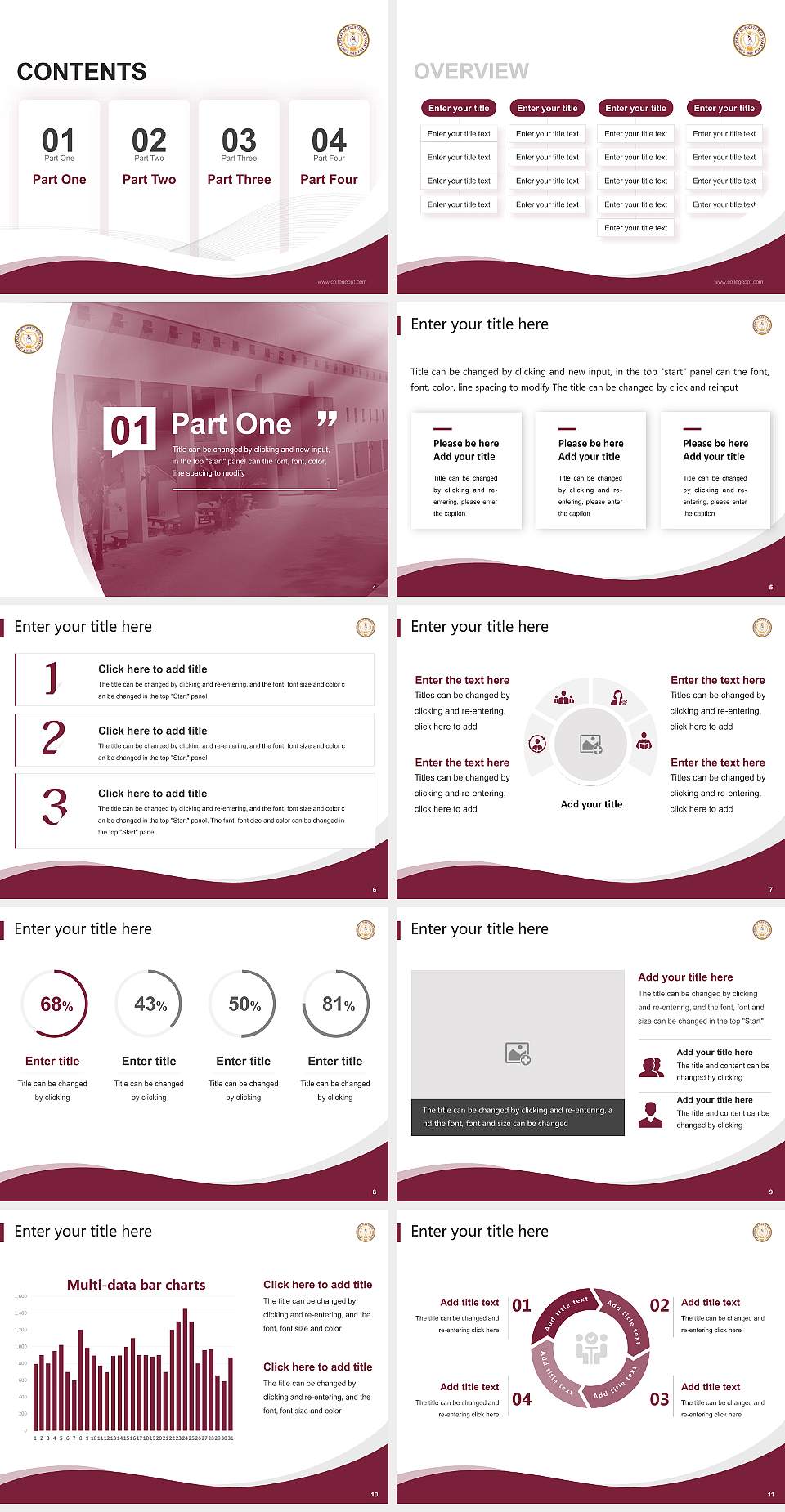 University of Puerto Rico-Humacao Lecture Sharing and Networking Event PPT Template4:3 ratio PPT effect preview image2