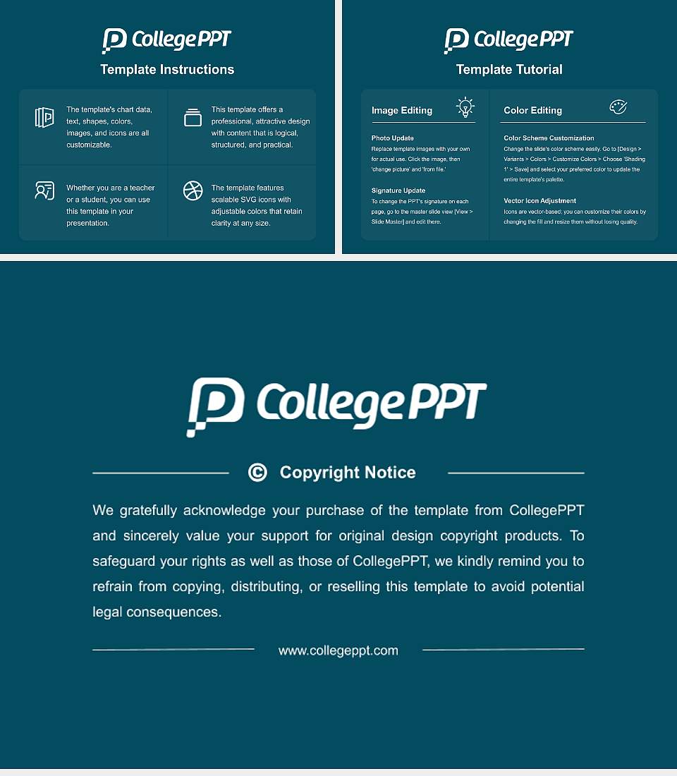 University of the Potomac-Washington Dc Campus Course/Courseware Creation PPT Template4:3 ratio PPT effect preview image5