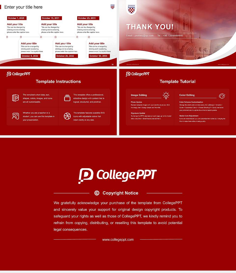 University of Richmond Lecture Sharing and Networking Event PPT Template16:9 ratio PPT effect preview image4