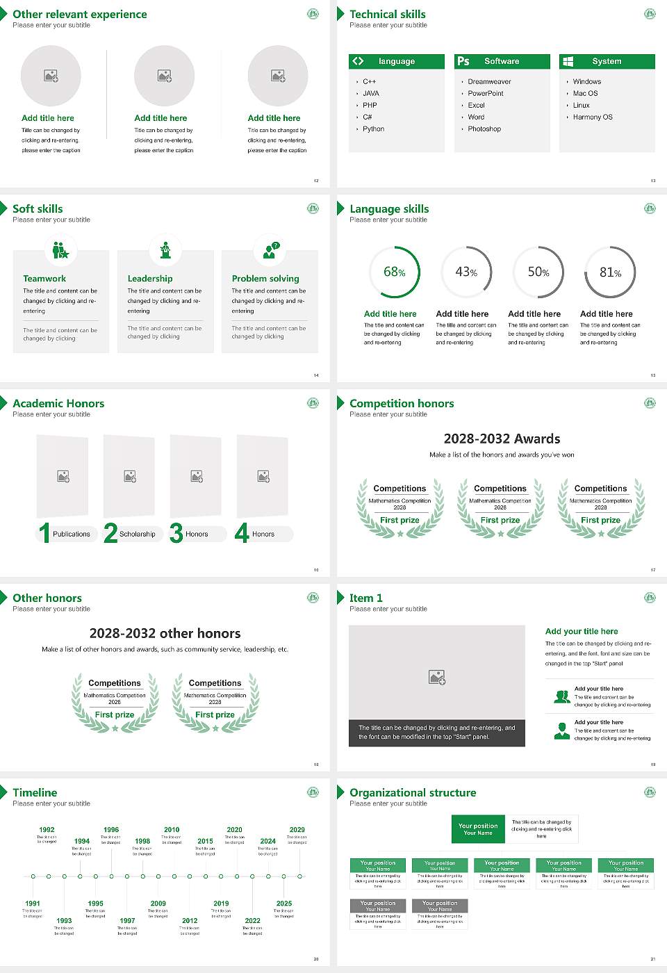 University of Puerto Rico-Mayaguez Resume PPT Template16:9 ratio PPT effect preview image3