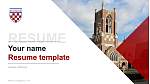University of Richmond Resume PPT Template