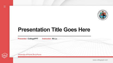 University of Puerto Rico-Ponce Thesis Proposal/Graduation Defense PPT Template