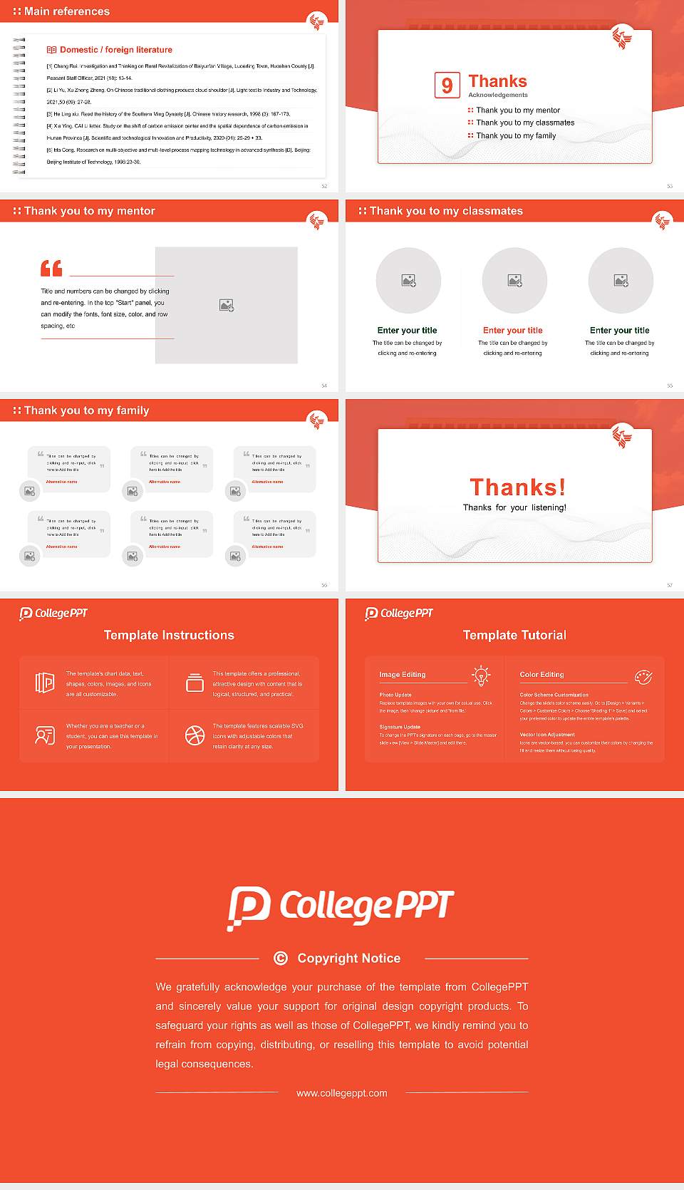 University of Phoenix-Texas Graduation Thesis Defense PPT Template16:9 ratio PPT effect preview image7