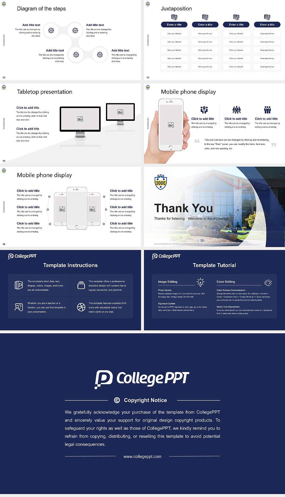 University of Pittsburgh-Johnstown Competition/Entrepreneurship Contest PPT Template16:9 ratio PPT effect preview image9