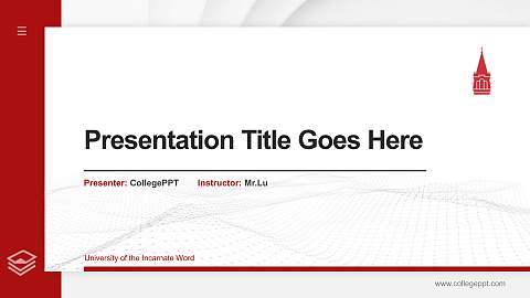 University of the Incarnate Word Thesis Proposal/Graduation Defense PPT Template