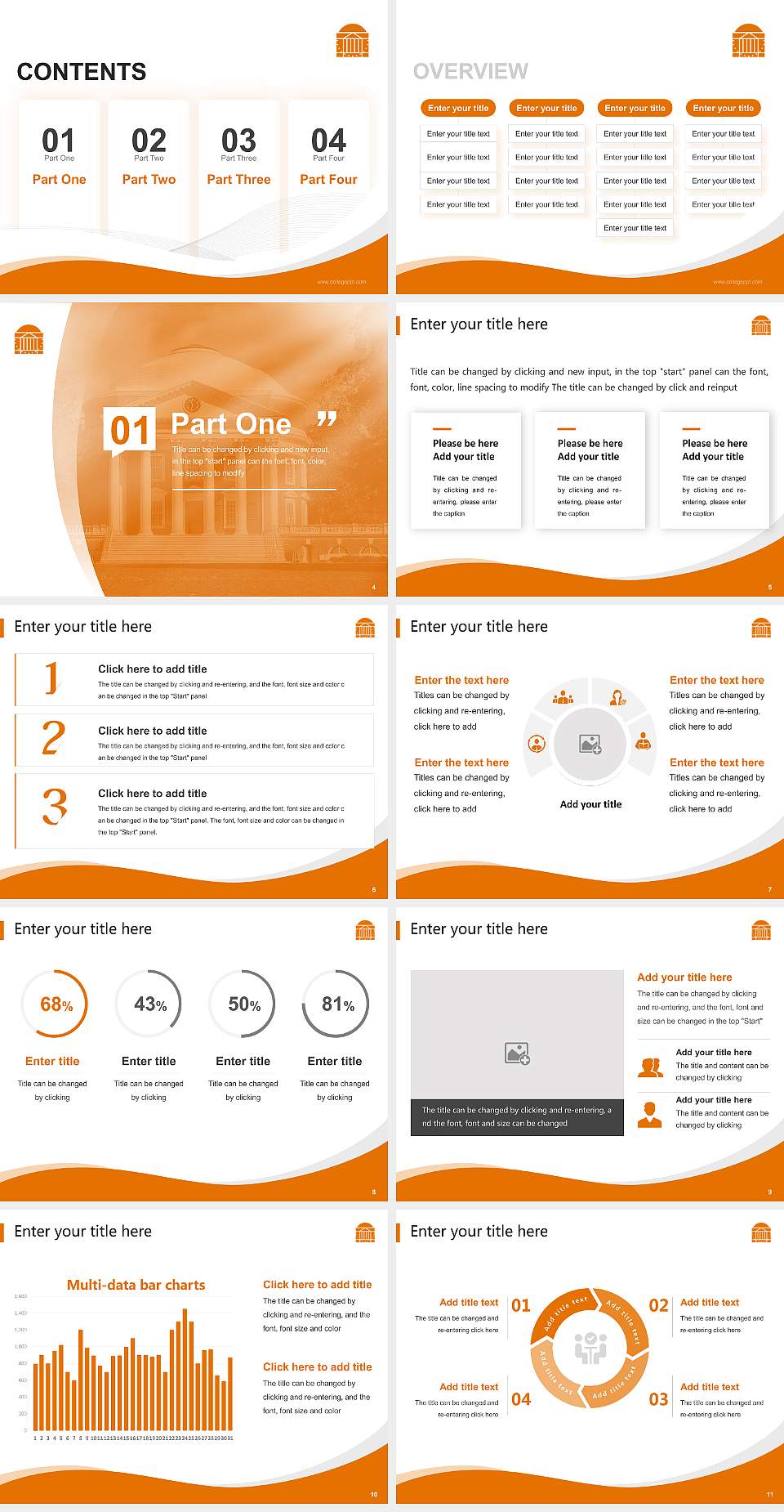 University of Virginia-Main Campus Lecture Sharing and Networking Event PPT Template4:3 ratio PPT effect preview image2