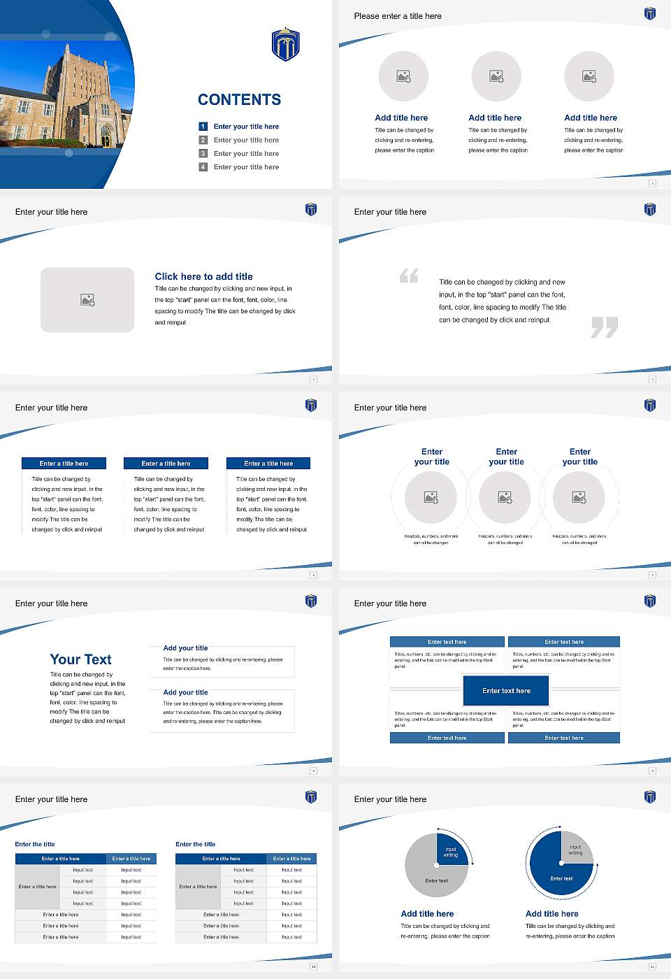 University of Tulsa Course/Courseware Creation PPT Template16:9 ratio PPT effect preview image2