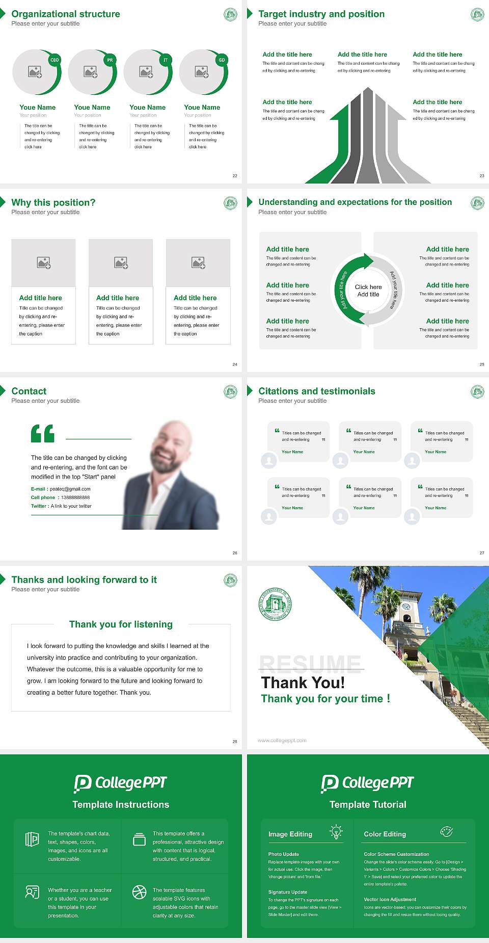 University of Puerto Rico-Mayaguez Resume PPT Template4:3 ratio PPT effect preview image4