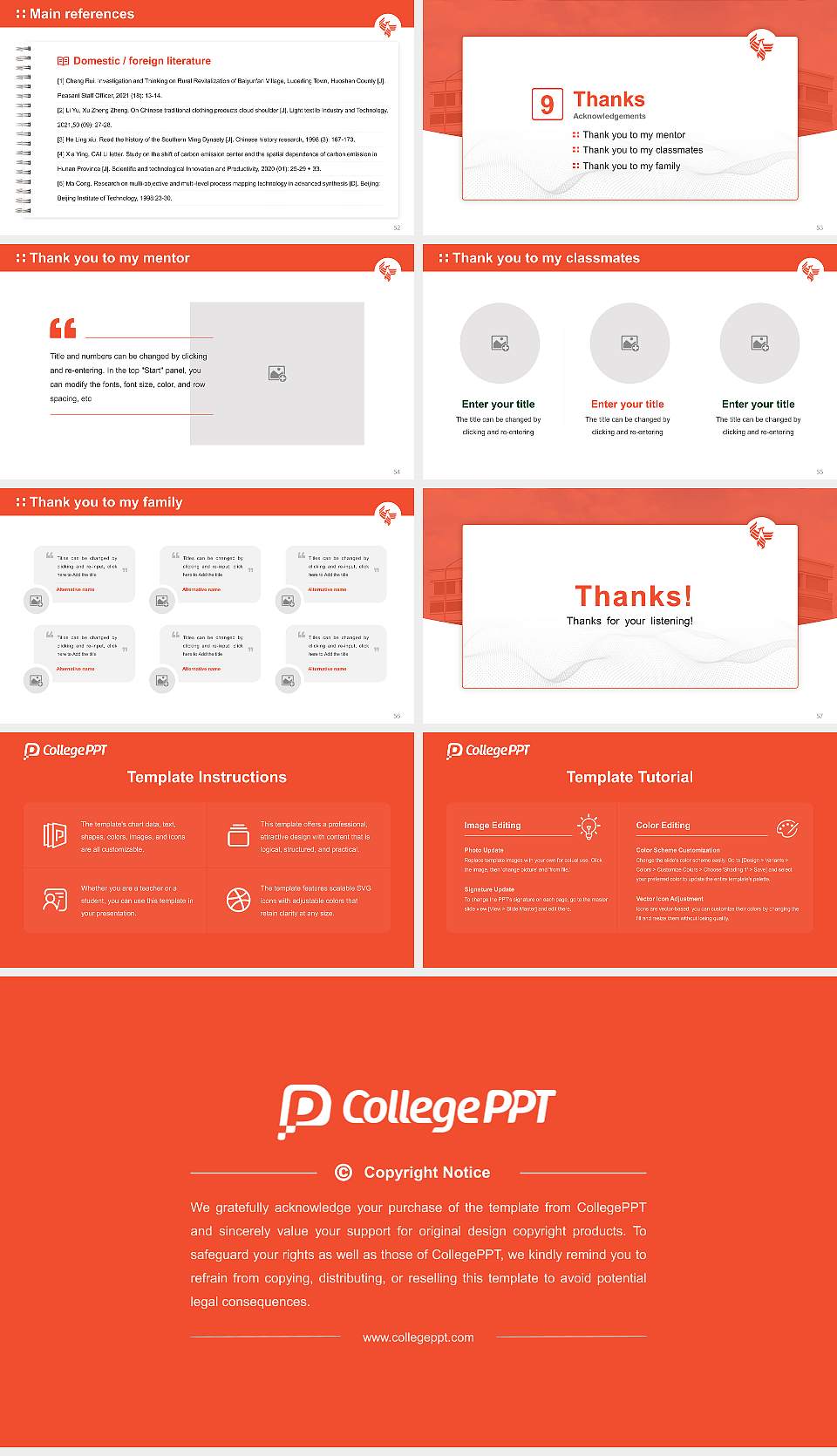 University of Phoenix-Utah Graduation Thesis Defense PPT Template16:9 ratio PPT effect preview image7