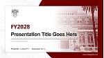 University of Southern California Academic Presentation/Research Findings Report PPT Template