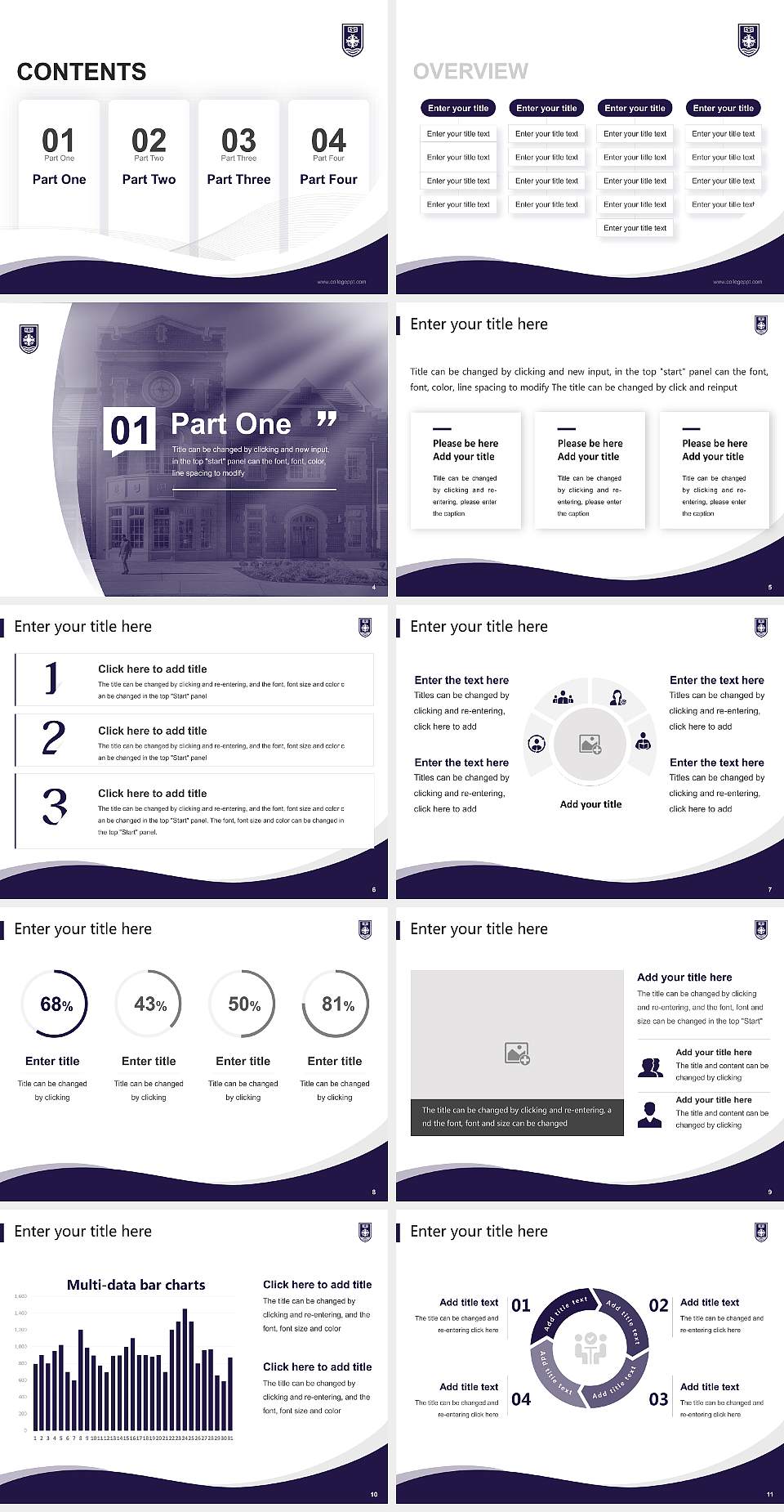 University of Portland Lecture Sharing and Networking Event PPT Template4:3 ratio PPT effect preview image2