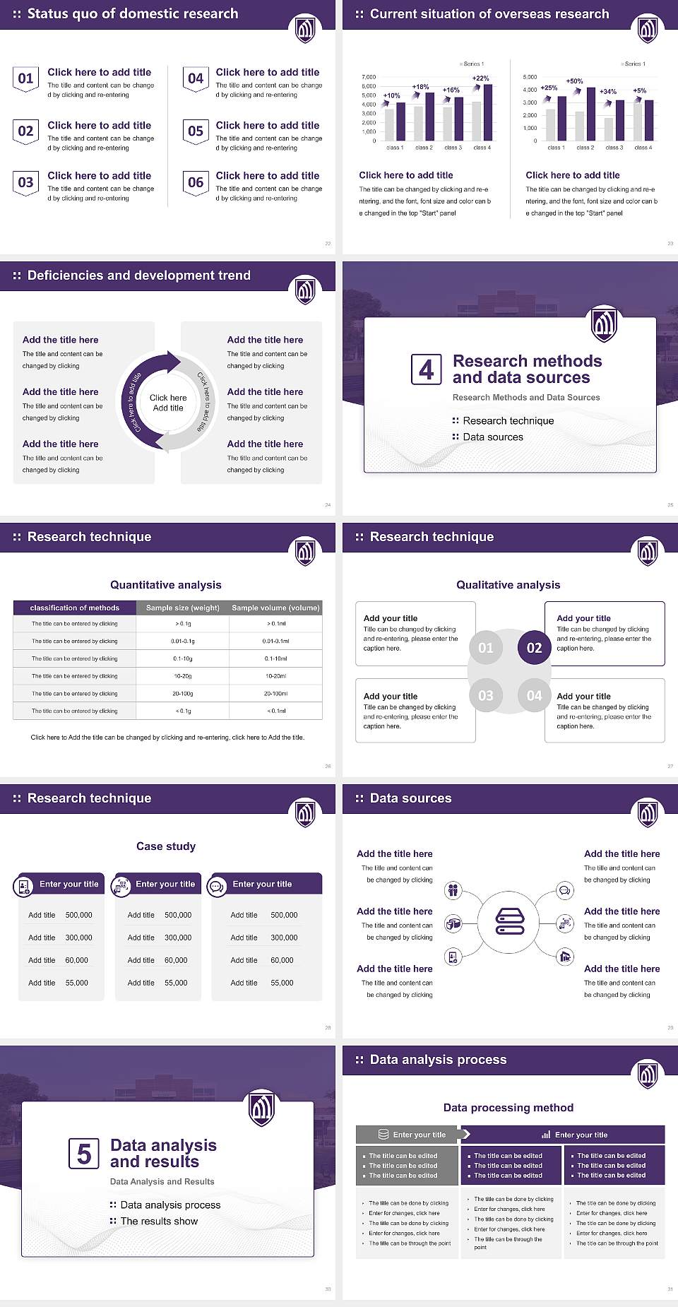 University of the Ozarks Graduation Thesis Defense PPT Template4:3 ratio PPT effect preview image4