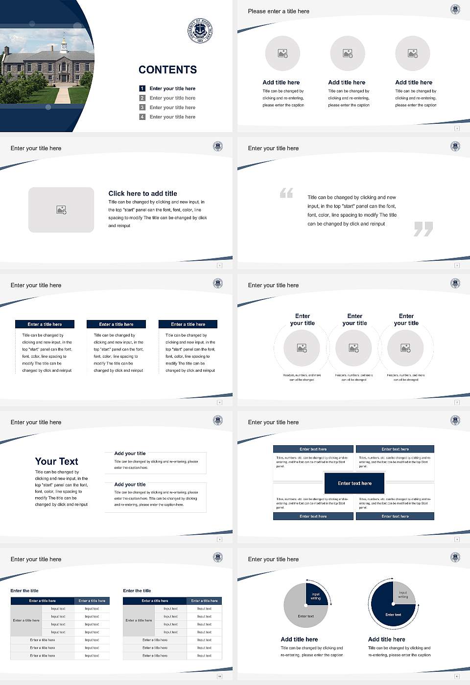 University of Rhode Island Course/Courseware Creation PPT Template16:9 ratio PPT effect preview image2