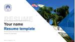 University of the Virgin Islands CV PPT-sjabloon