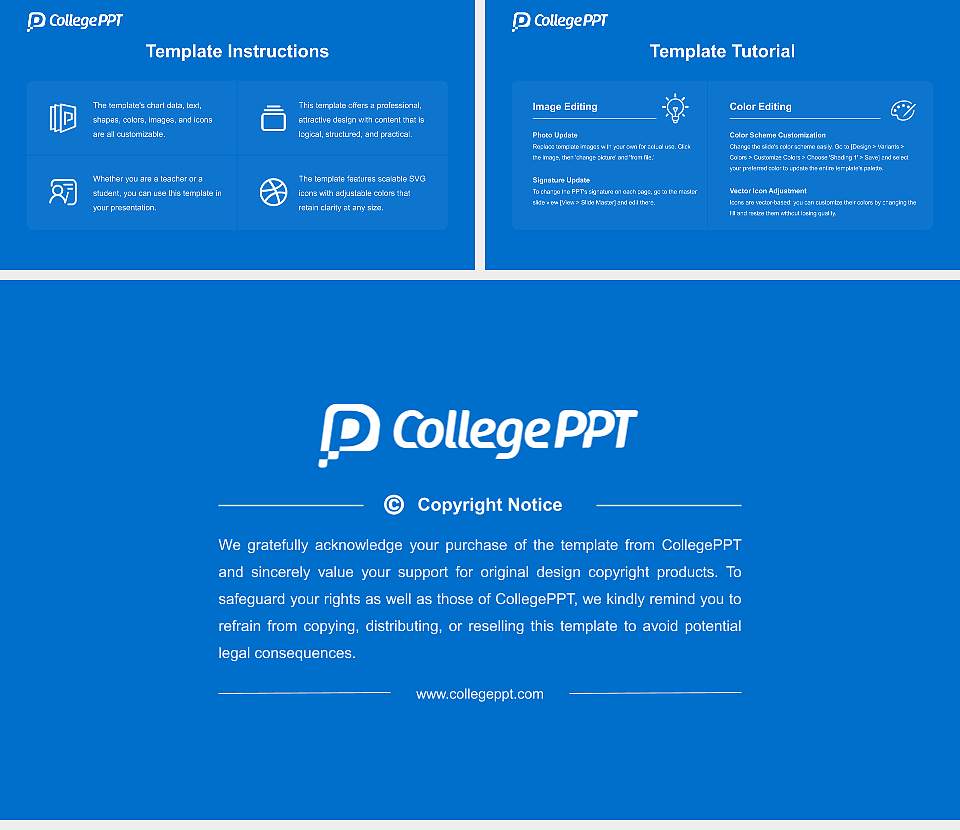 University of San Diego Course/Courseware Creation PPT Template16:9 ratio PPT effect preview image5