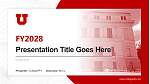 University of Utah Akademisch Powerpoint Vorlage