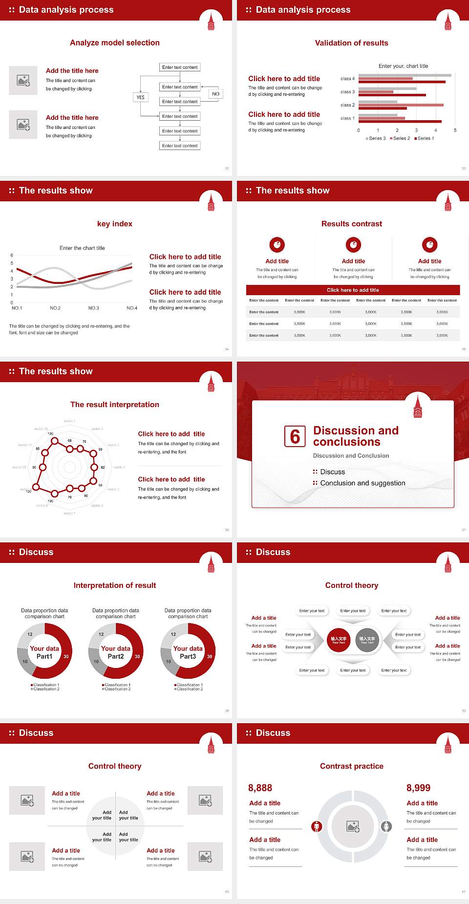 University of the Incarnate Word Graduation Thesis Defense PPT Template4:3 ratio PPT effect preview image5