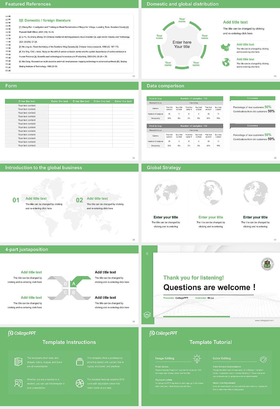 University of Puerto Rico-Medical Sciences Thesis Proposal/Graduation Defense PPT Template16:9 ratio PPT effect preview image4