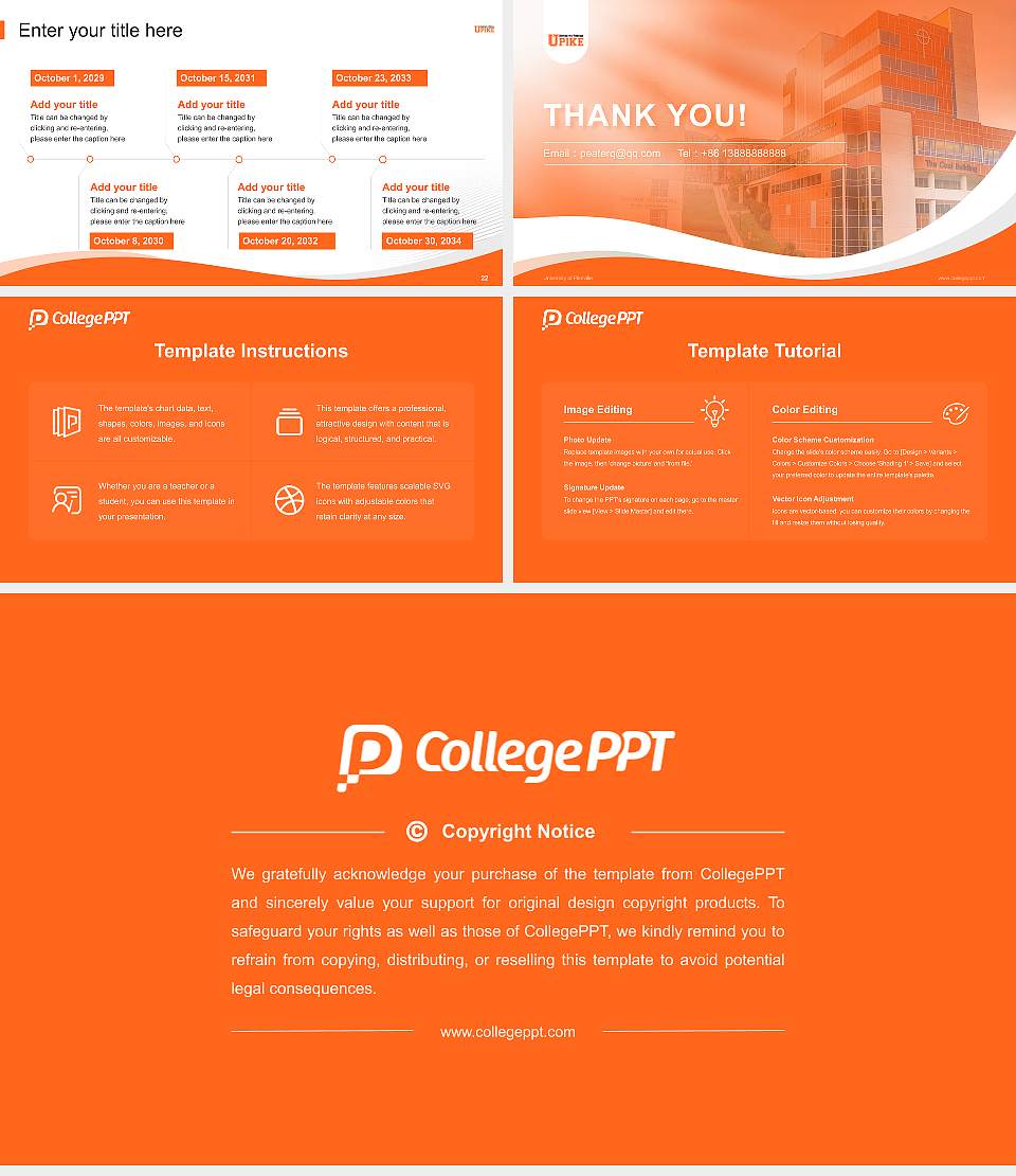 University of Pikeville Lecture Sharing and Networking Event PPT Template16:9 ratio PPT effect preview image4