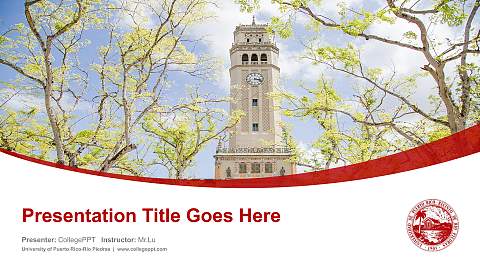 University of Puerto Rico-Rio Piedras Course/Courseware Creation PPT Template