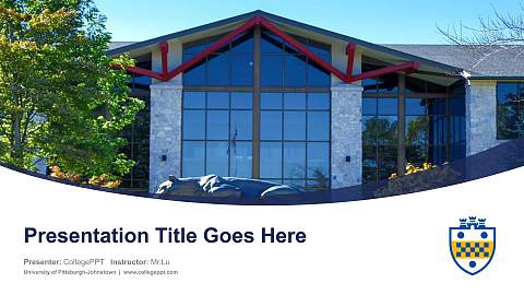 University of Pittsburgh-Johnstown Course/Courseware Creation PPT Template