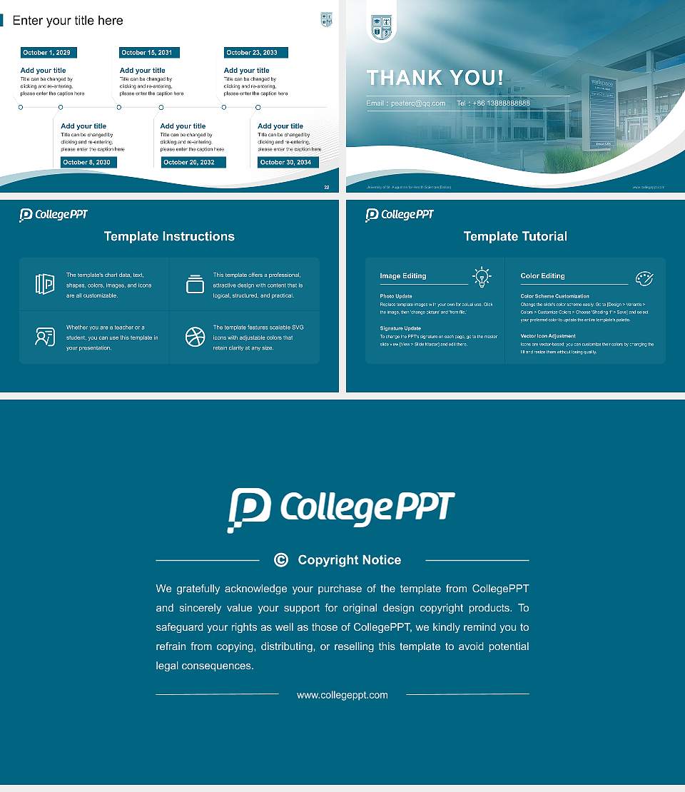 University of St. Augustine for Health Sciences(Dallas) Lecture Sharing and Networking Event PPT Template16:9 ratio PPT effect preview image4