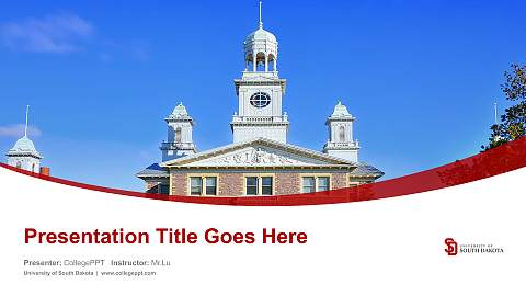 University of South Dakota Course/Courseware Creation PPT Template
