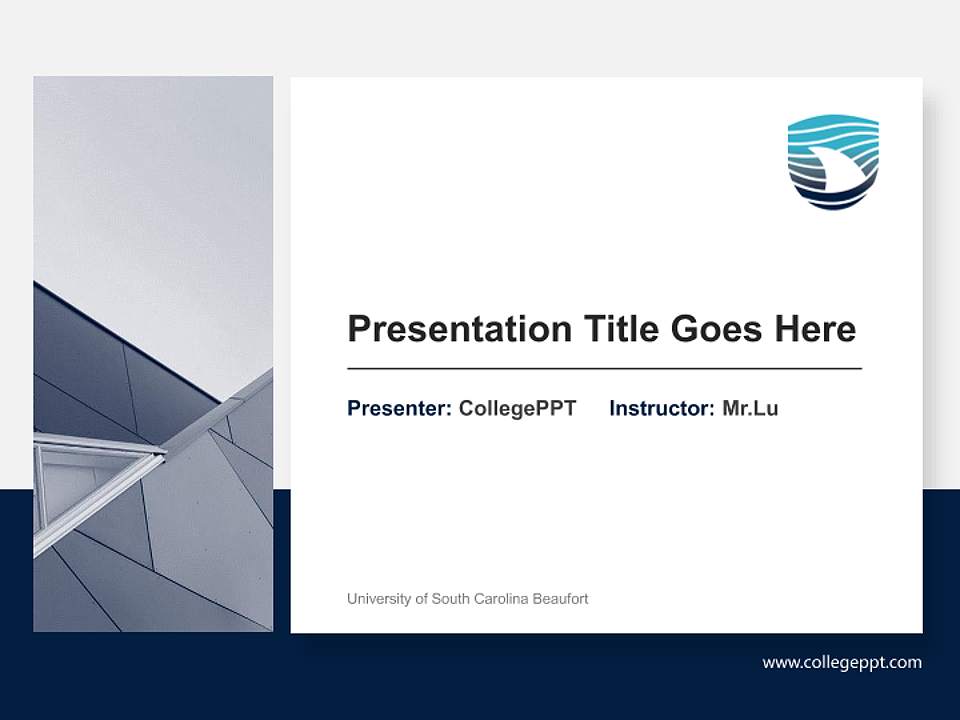 University of South Carolina Beaufort General Purpose PPT Template4:3 ratio PPT effect preview image6