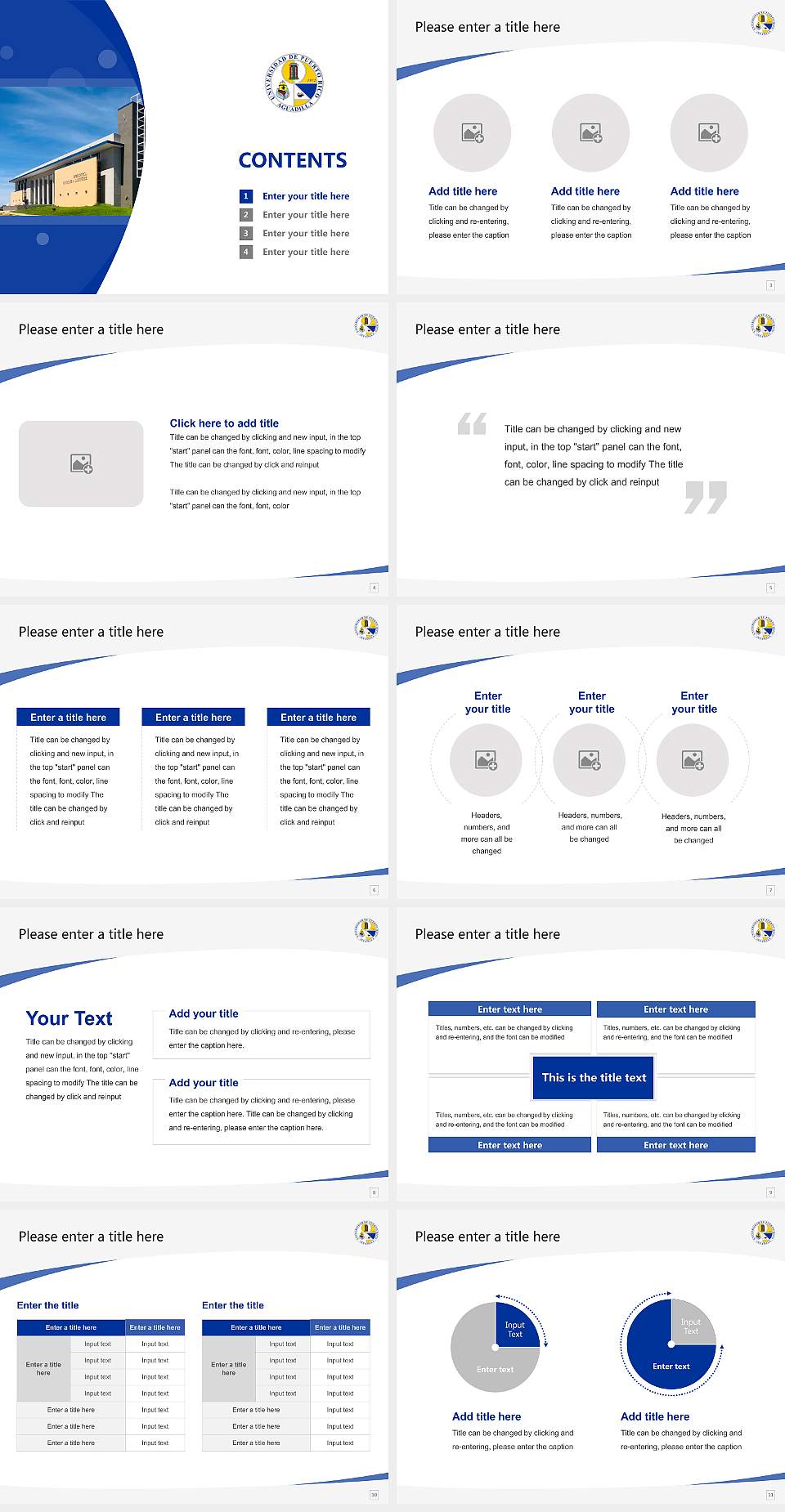 University of Puerto Rico-Aguadilla Course/Courseware Creation PPT Template4:3 ratio PPT effect preview image2