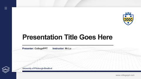 University of Pittsburgh-Bradford Thesis Proposal/Graduation Defense PPT Template