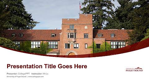 University of Puget Sound Course/Courseware Creation PPT Template