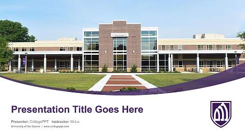University of the Ozarks Course/Courseware Creation PPT Template