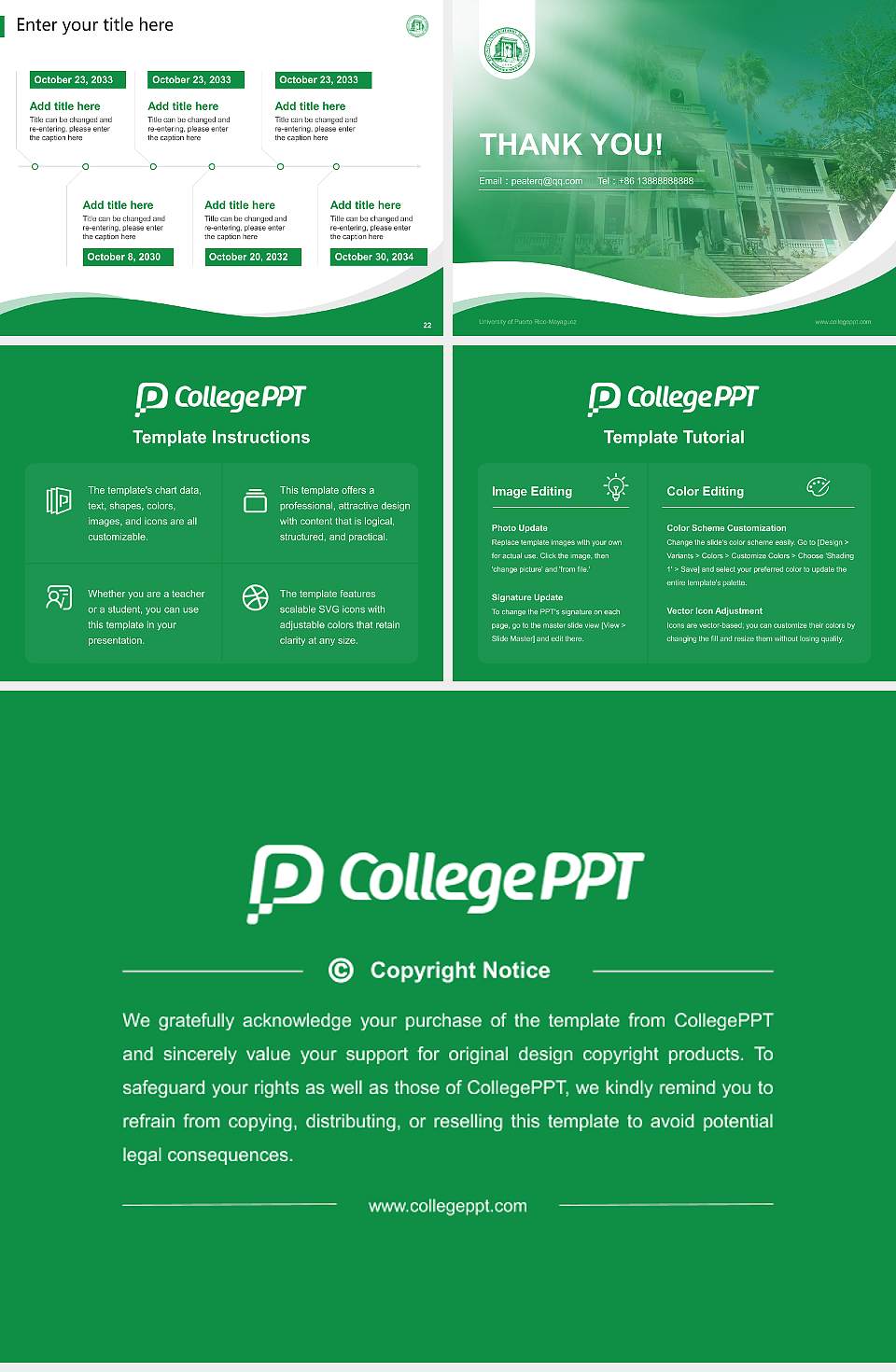 University of Puerto Rico-Mayaguez Lecture Sharing and Networking Event PPT Template4:3 ratio PPT effect preview image4