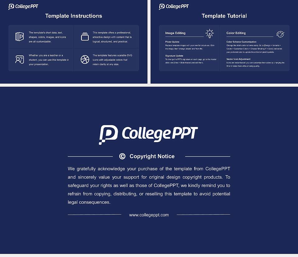 University of Pittsburgh-Bradford Academic Presentation/Research Findings Report PPT Template16:9 ratio PPT effect preview image5
