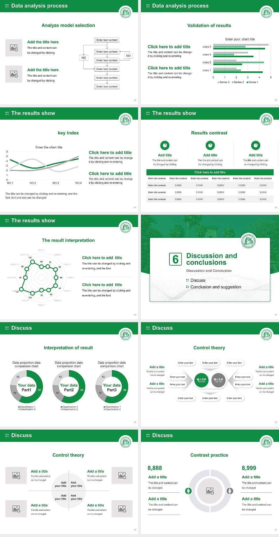 University of Puerto Rico-Mayaguez Graduation Thesis Defense PPT Template4:3 ratio PPT effect preview image5